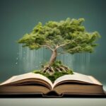 Which statement best describes the imagery in chapter i of nature and in society and solitude?